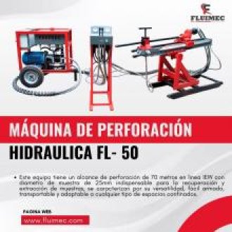 Packsack Hidraulica FL-50 Perfora hasta de 70 metros